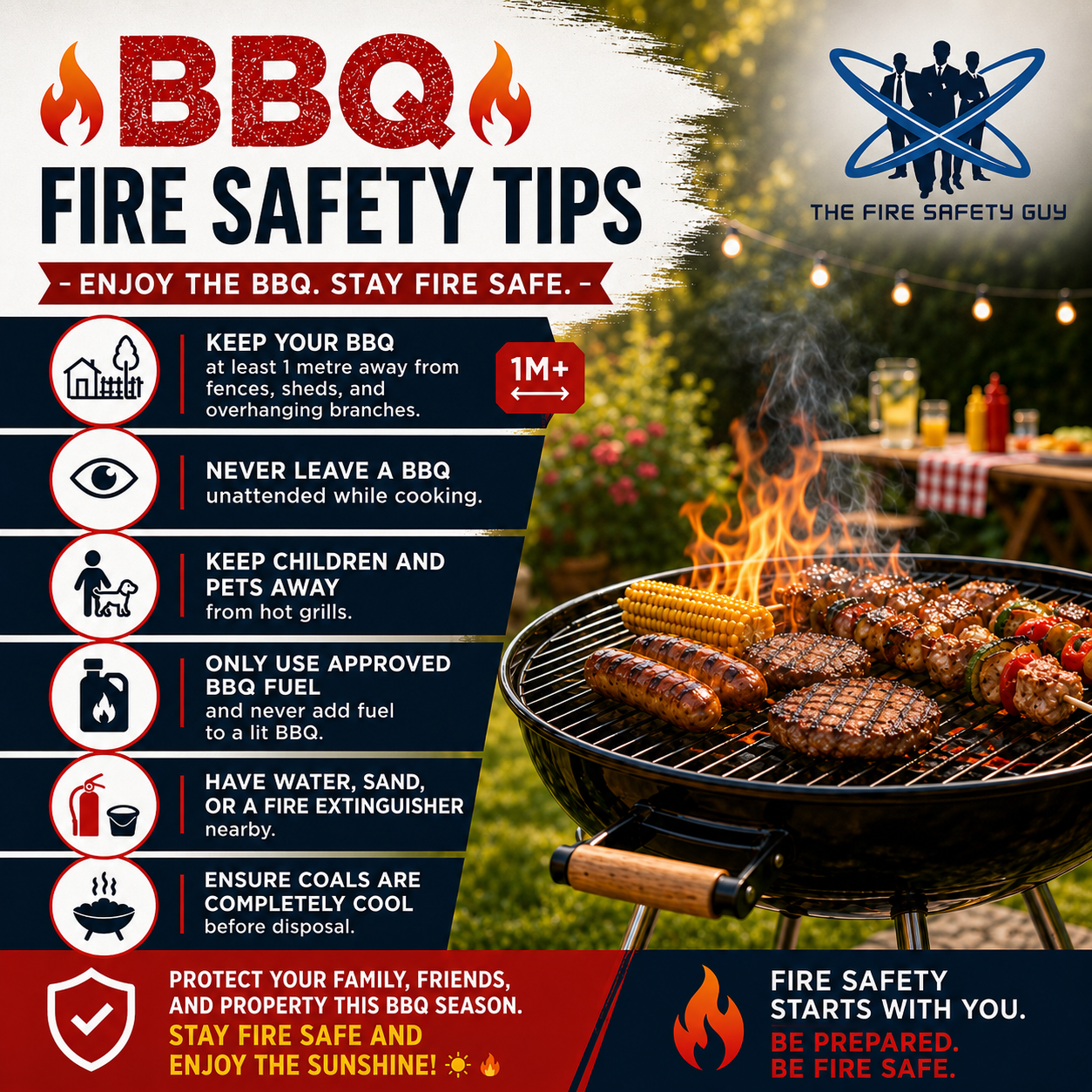 BBQ Fire Safety Tips